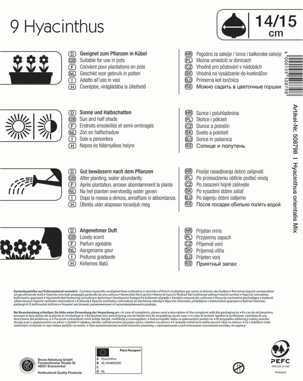 Mega-Pack Hyazinthe Mischung (9 Stück) | Hyazinthenzwiebeln Von Kiepenkerl 2 Mega-Pack Hyazinthe Mischung (9 Stück) | Hyazinthenzwiebeln Von Kiepenkerl – Bild 2