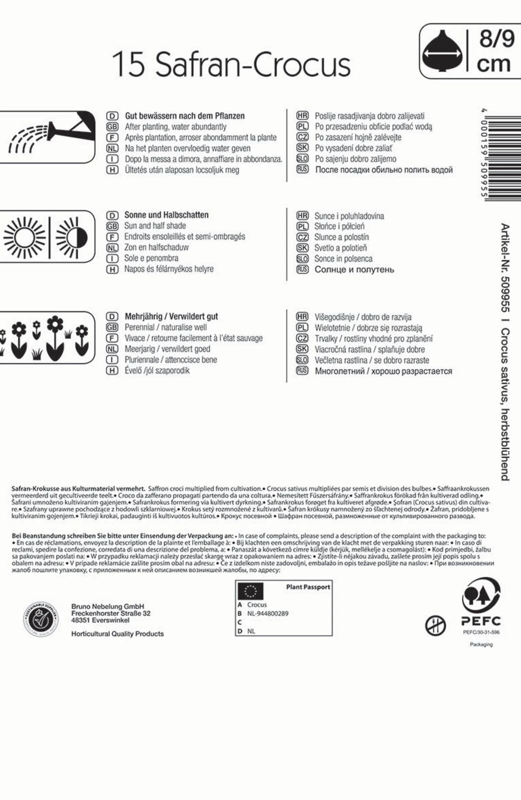 Safrankrokus (15 Stück) | Krokuszwiebeln Von Kiepenkerl 1 Safrankrokus (15 Stück) | Krokuszwiebeln Von Kiepenkerl
