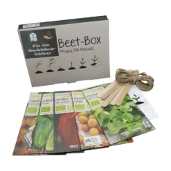 Beet-Box "Für Den Gewächshausgärtner" | BIO Gemüsesamen-Sets Von Samen Maier -Blumen Raum Verkaufsgeschäft 536712 BIO Beet Box Fuer den Gewaechshausgaertner BB14 sm 0