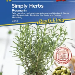 Rosmarin Simply Herbs | Rosmarinsamen Von Kiepenkerl -Blumen Raum Verkaufsgeschäft 537182 Rosmarin SimplyHerbs MHD 01 2020