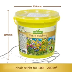 Bienen - Mischung Im 1 L Eimer | Bienenwiese Von N.L. Chrestensen -Blumen Raum Verkaufsgeschäft 538303 Bienen Mischung im 1 l Eimer 3