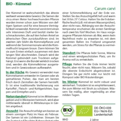 Kümmel | BIO Kümmelsamen Von Saflax -Blumen Raum Verkaufsgeschäft 540042 Bio Kuemmel 15304 sa 1