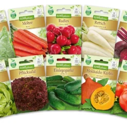 Gesunder Gemüsegarten Gemüsesaatgut - Set (10 Stück) | Gemüsesamen-Sets Von N.L. Chrestensen