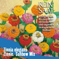 Zinnie Sunbow Mix | BIO Zinniensamen Von Reinsaat