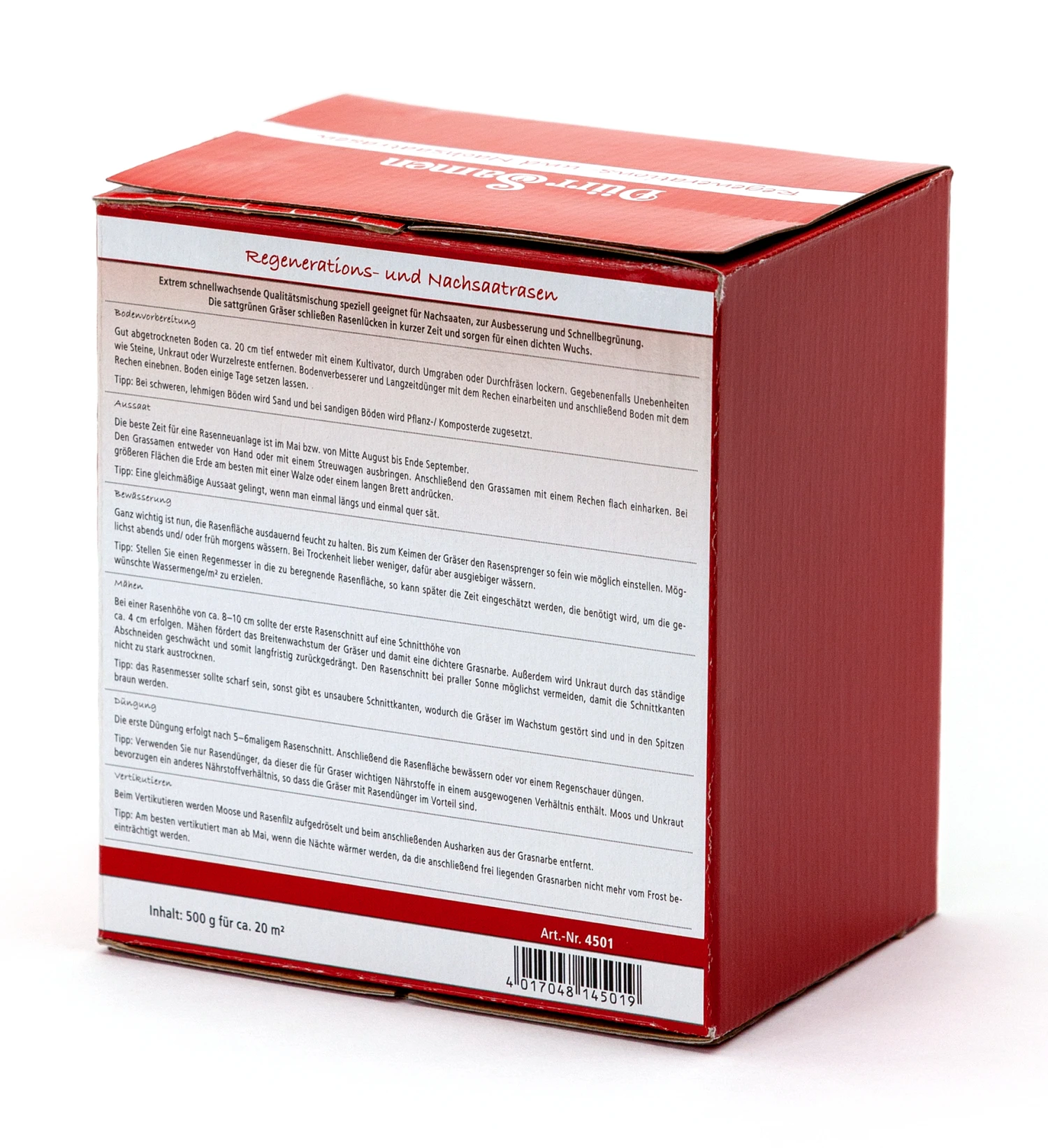 Regenerations- Und Nachsaatrasen 500 G | Rasensamen Von Dürr Samen 2 Regenerations- Und Nachsaatrasen 500 G | Rasensamen Von Dürr Samen – Bild 2