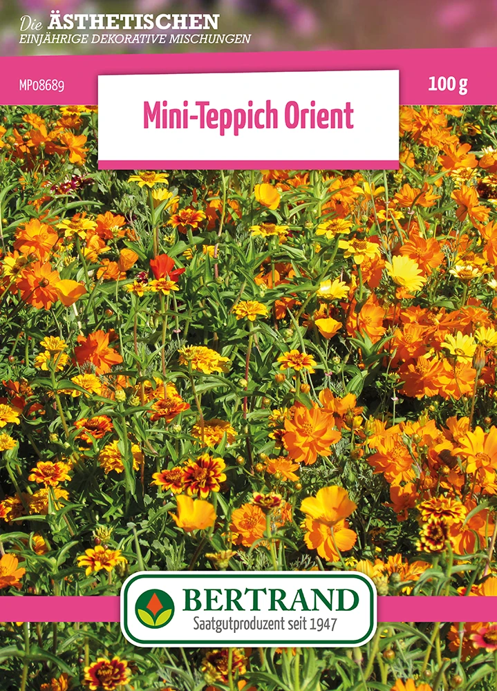 Blumenwiese Mini-Teppich Orient (100 G) | Blumensamen Von Bertrand 1 Blumenwiese Mini-Teppich Orient (100 G) | Blumensamen Von Bertrand