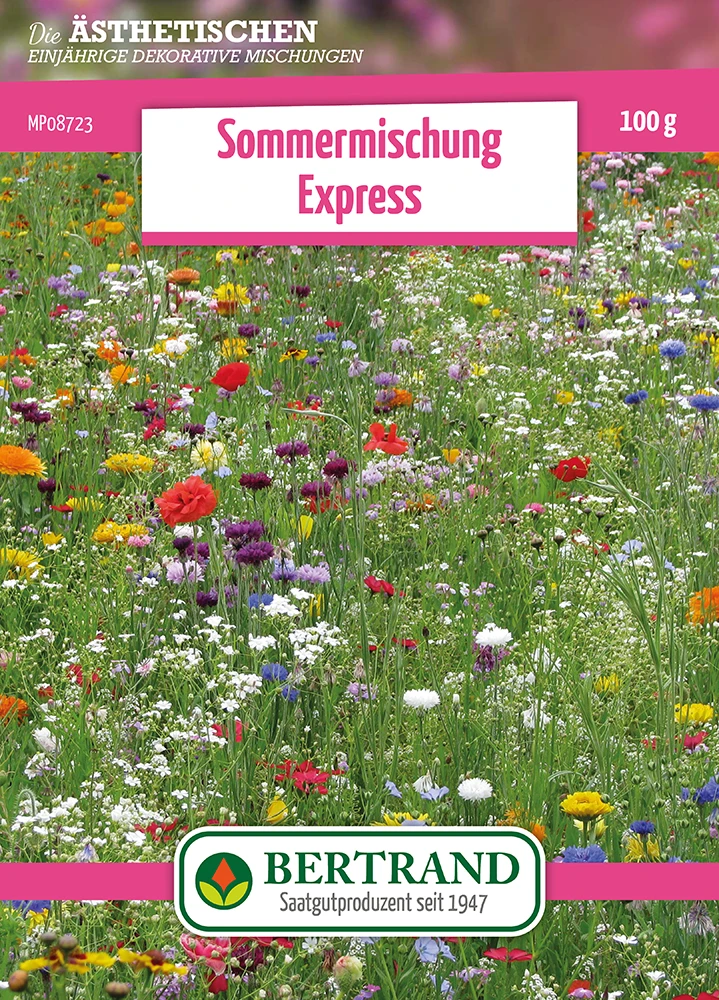 Blumenwiese Sommermischung Express (100 G) | Blumensamen Von Bertrand 1 Blumenwiese Sommermischung Express (100 G) | Blumensamen Von Bertrand