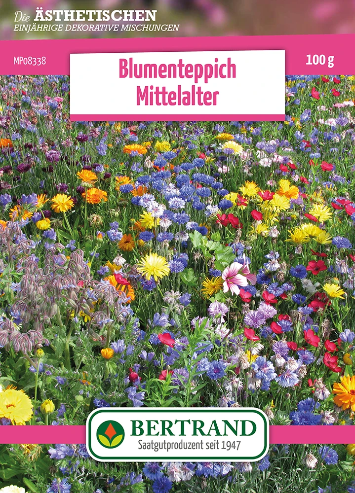Blumenwiese Blumenteppich Mittelalter (100 G) | Blumensamen Von Bertrand 1 Blumenwiese Blumenteppich Mittelalter (100 G) | Blumensamen Von Bertrand