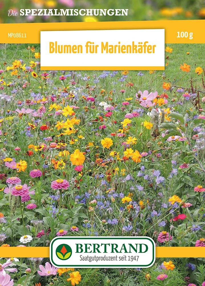 Blumenwiese Blumen Für Marienkäfer (100 G) | Blumensamen Von Bertrand 1 Blumenwiese Blumen Für Marienkäfer (100 G) | Blumensamen Von Bertrand