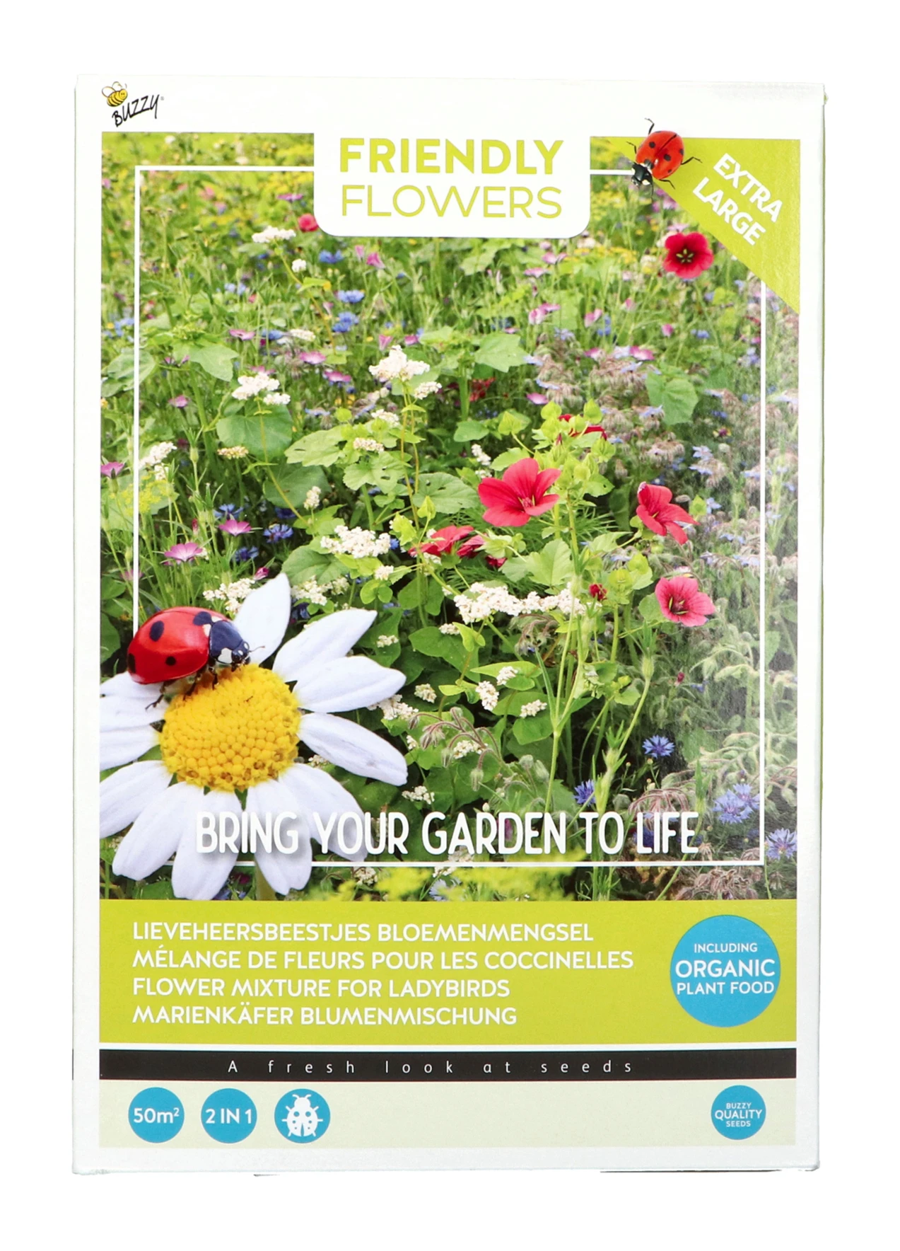 Marienkäfer Mischung (50 M²) | Blumenwiese Von Buzzy Seeds 1 Marienkäfer Mischung (50 M²) | Blumenwiese Von Buzzy Seeds
