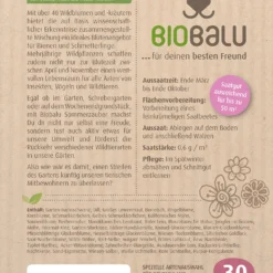 Saatgutmischung Sommerzauber (30 G) | Bienenwiese Von Biobalu -Blumen Raum Verkaufsgeschäft 547420 Bienenweide Sommerzauber 30 g 2