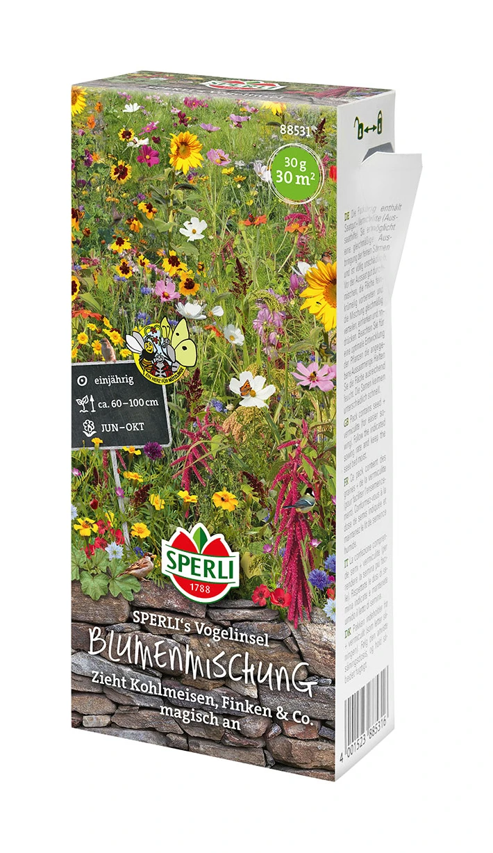 Blumenmischung Sperli’s Vogelinsel | Blumensamenmischung Von Sperli 1 Blumenmischung Sperli’s Vogelinsel | Blumensamenmischung Von Sperli