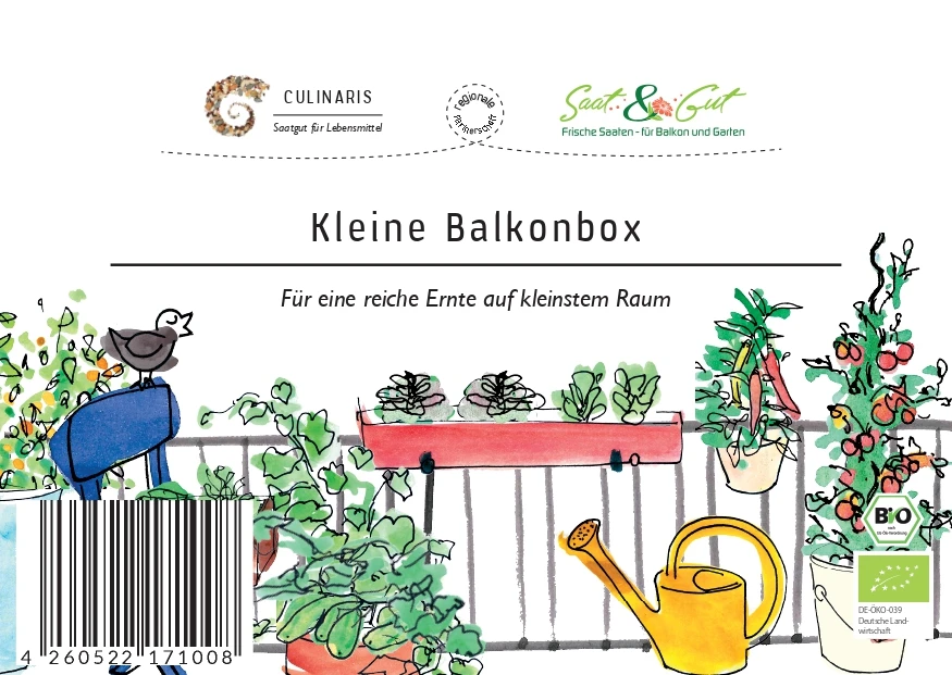 Balkonbox Klein | BIO Gemüsesamen-Sets Von Culinaris 1 Balkonbox Klein | BIO Gemüsesamen-Sets Von Culinaris