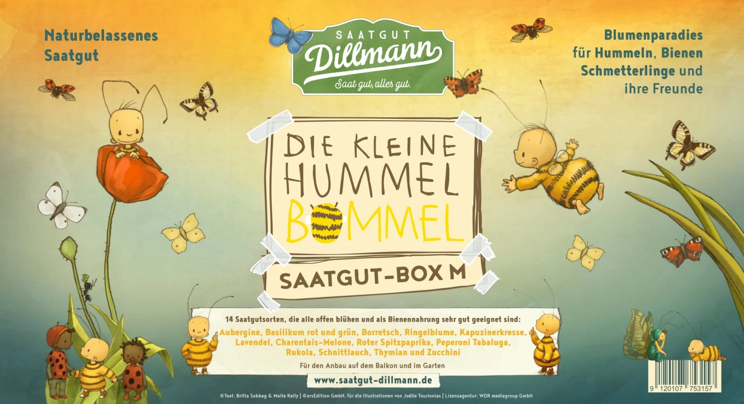Hummel Bommel Box M (Holzbox) | Samen-Sets Von Saatgut Dillmann 1 Hummel Bommel Box M (Holzbox) | Samen-Sets Von Saatgut Dillmann