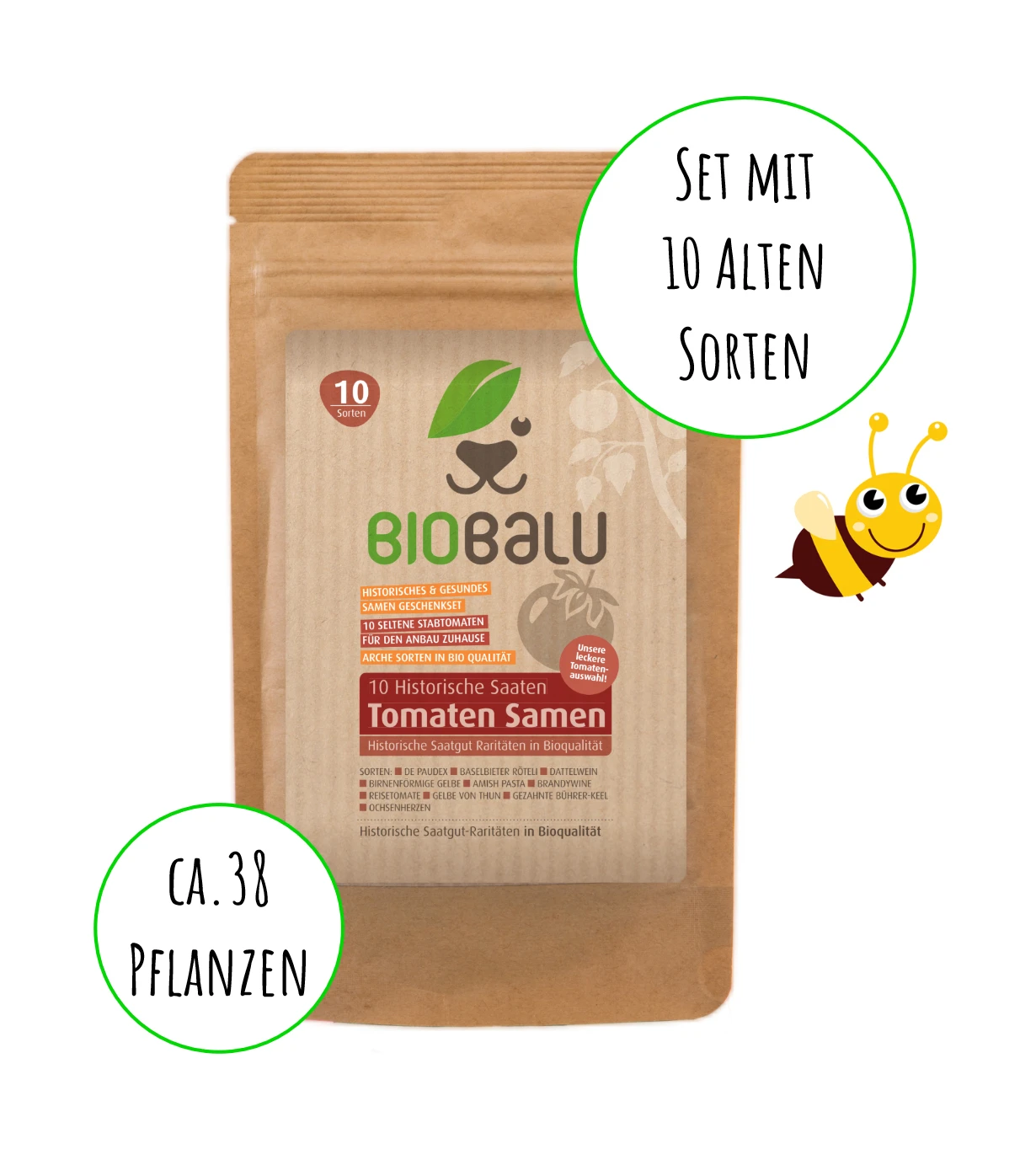 Tomatensamen 10 Alte Sorten Set | BIO Gemüsesamen-Sets Von Biobalu 1 Tomatensamen 10 Alte Sorten Set | BIO Gemüsesamen-Sets Von Biobalu
