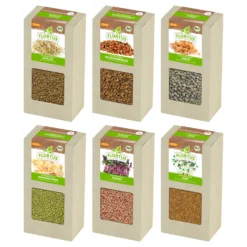 Keimsprossen Set "Für Salat" Mit 6 Sorten (1,2 Kg) | BIO Keimsprossen Von FLORTUS 11 Keimsprossen Set "Für Salat" Mit 6 Sorten (1,2 Kg) | BIO Keimsprossen Von FLORTUS -Blumen Raum Verkaufsgeschäft 551891 BIO Keimsprossen Set Fuer Salat mit 6 Sorten 1 2 kg 2000 0565 0