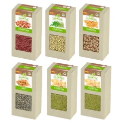 Keimsprossen Set "Hülsenfrüchte" Mit 5 Sorten (1,2 Kg) | BIO Keimsprossen Von FLORTUS 10 Keimsprossen Set "Hülsenfrüchte" Mit 5 Sorten (1,2 Kg) | BIO Keimsprossen Von FLORTUS -Blumen Raum Verkaufsgeschäft 551893 BIO Keimsprossen Set Huelsenfruechte mit 6 Sorten 1 2 kg 2000 0567 0