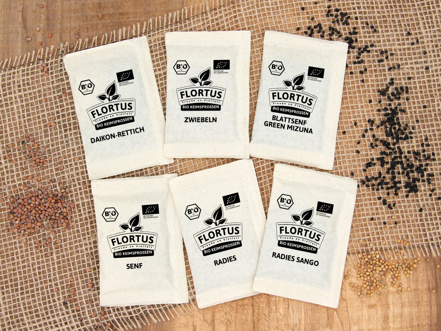 Keimsprossen Set Scharf (6 Sorten) | BIO Keimsprossen Sets Von FLORTUS 4 Keimsprossen Set Scharf (6 Sorten) | BIO Keimsprossen Sets Von FLORTUS – Bild 4