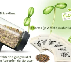Keimsprossen Anzuchtset - Sprossen Mischungen (6 Sorten) | BIO Keimsprossen Sets Von FLORTUS 8 Keimsprossen Anzuchtset - Sprossen Mischungen (6 Sorten) | BIO Keimsprossen Sets Von FLORTUS -Blumen Raum Verkaufsgeschäft 554739 BIO Keimsprossen Anzuchtset Sprossen Mischungen 2000 0747 2
