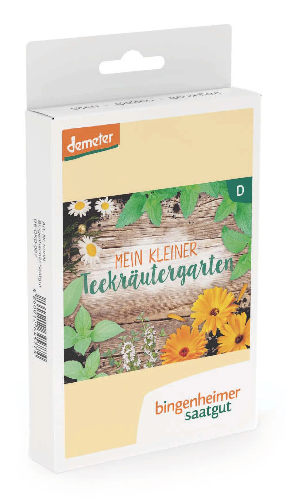 Mein Kleiner Teekräutergarten - Saatgutbox | BIO Teekräutersamen Von Bingenheimer Saatgut 1 Mein Kleiner Teekräutergarten - Saatgutbox | BIO Teekräutersamen Von Bingenheimer Saatgut