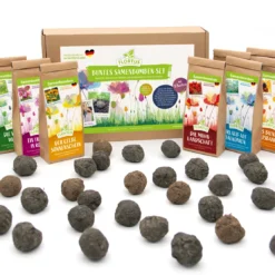 Samenbomben Set (8 Päckchen) | Blumensamenmischung Von FLORTUS 10 Samenbomben Set (8 Päckchen) | Blumensamenmischung Von FLORTUS -Blumen Raum Verkaufsgeschäft 562498 Samenbomben Set 8 Paeckchen 2000 2367 5